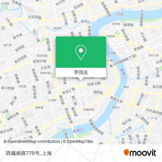 西藏南路770号地图