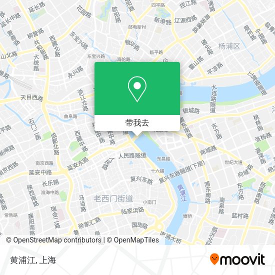 黄浦江地图