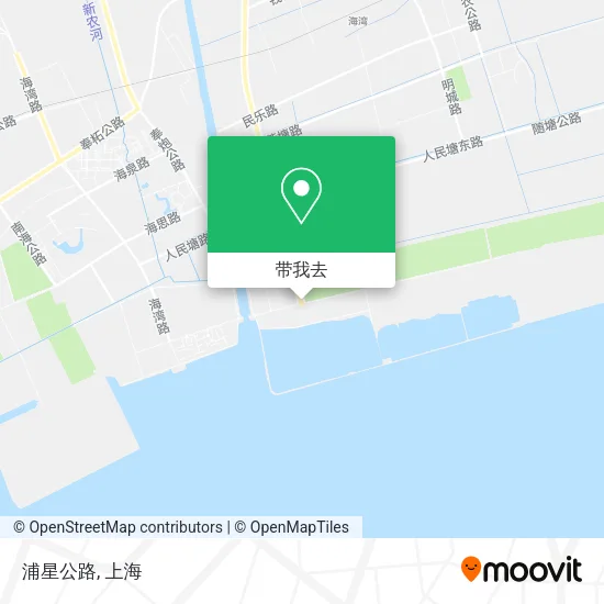 浦星公路地图