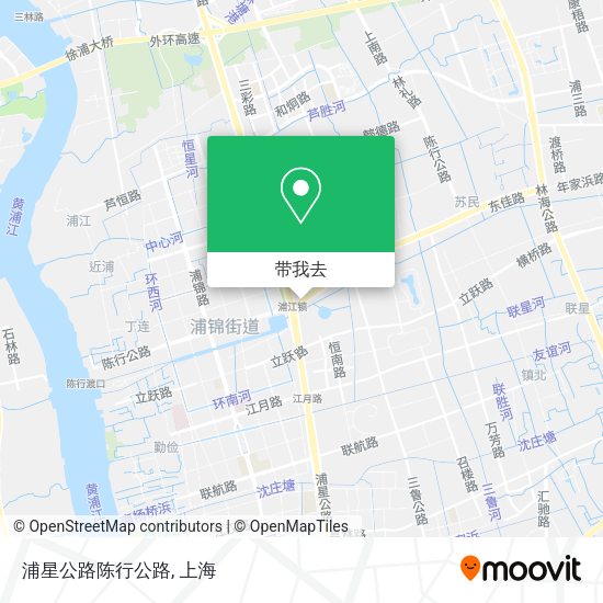 浦星公路陈行公路地图