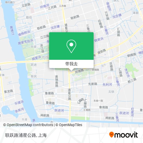 联跃路浦星公路地图