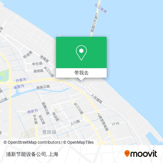 浦新节能设备公司地图