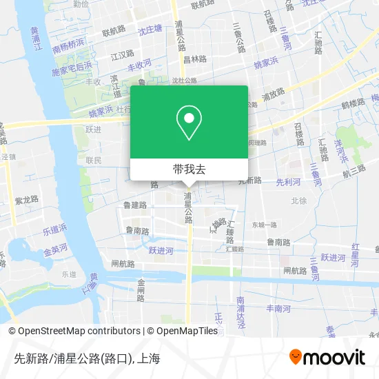 先新路/浦星公路(路口)地图