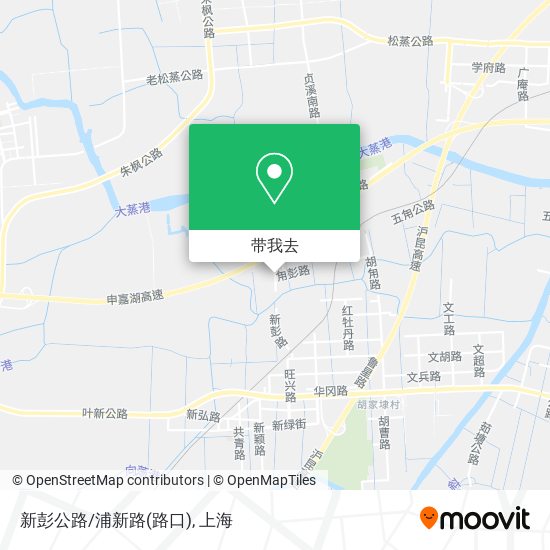 新彭公路/浦新路(路口)地图