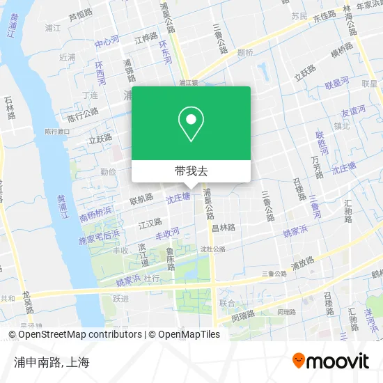 浦申南路地图