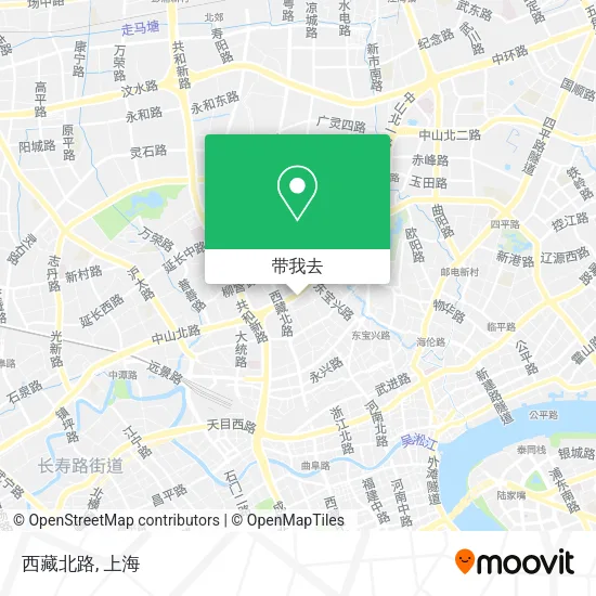 西藏北路地图