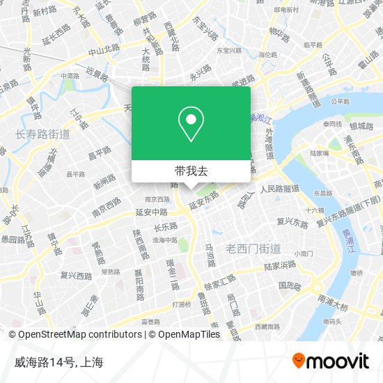 威海路14号地图