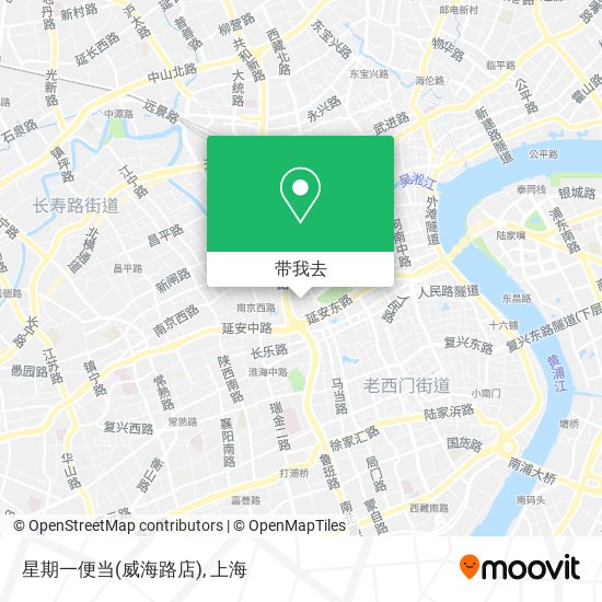 星期一便当(威海路店)地图