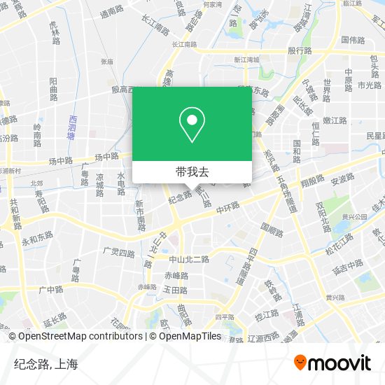 纪念路地图