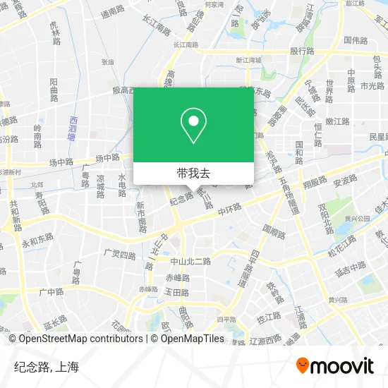 纪念路地图