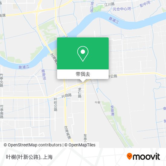 叶榭(叶新公路)地图
