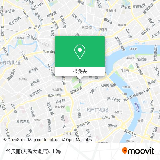丝贝丽(人民大道店)地图
