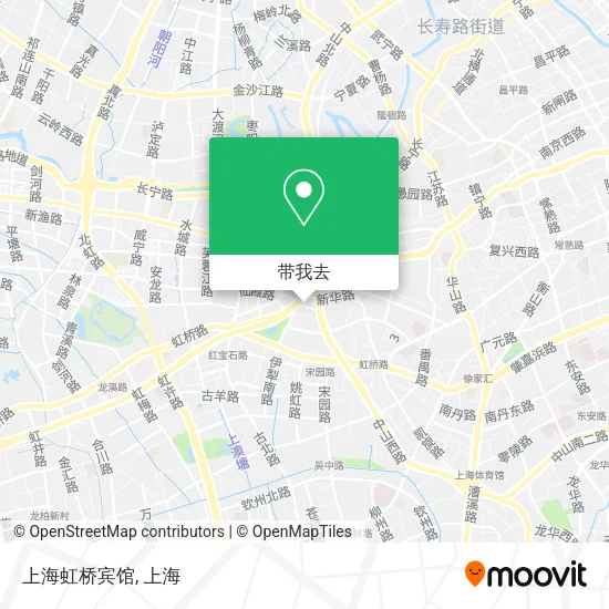 上海虹桥宾馆地图