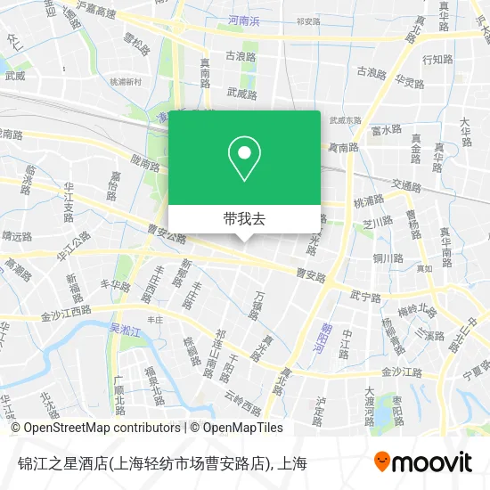 锦江之星酒店(上海轻纺市场曹安路店)地图