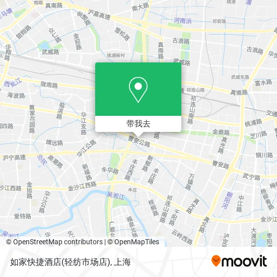 如家快捷酒店(轻纺市场店)地图