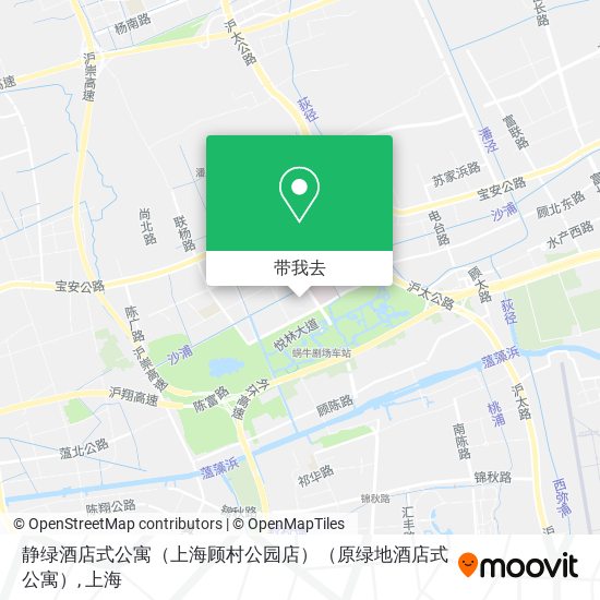 静绿酒店式公寓（上海顾村公园店）（原绿地酒店式公寓）地图