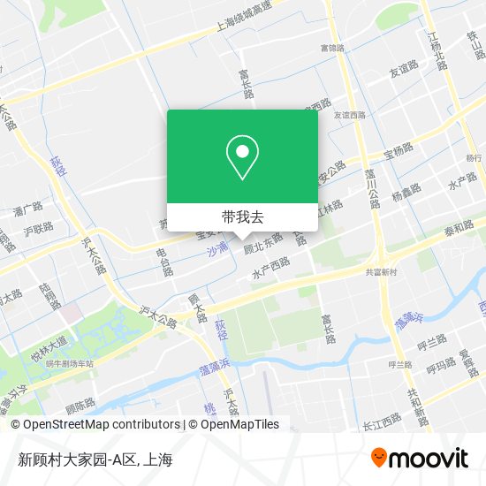 新顾村大家园-A区地图