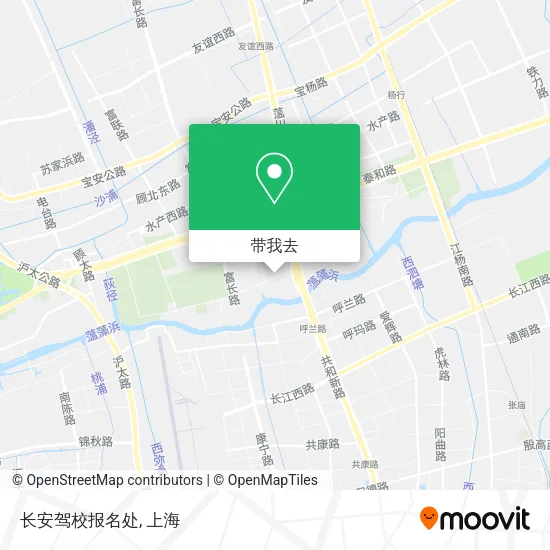 长安驾校报名处地图