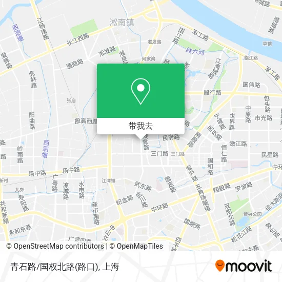 青石路/国权北路(路口)地图