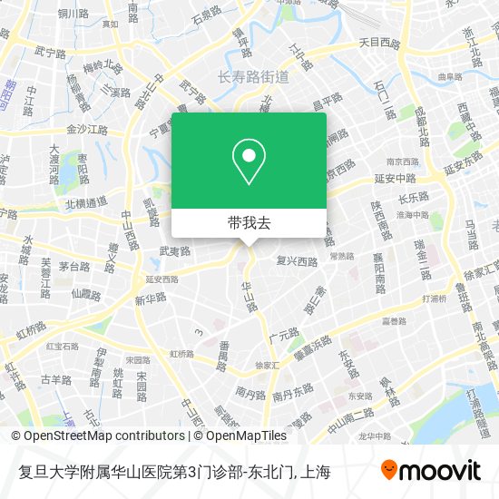 复旦大学附属华山医院第3门诊部-东北门地图