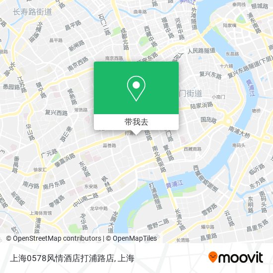 上海0578风情酒店打浦路店地图