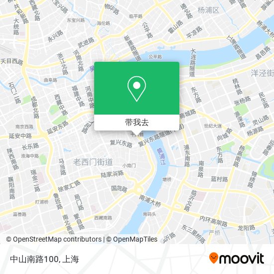 中山南路100地图