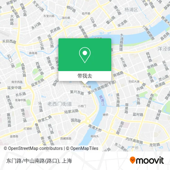东门路/中山南路(路口)地图