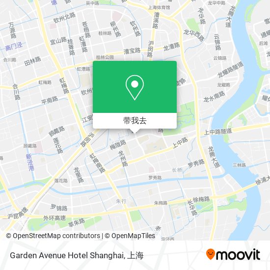 Garden Avenue Hotel Shanghai地图