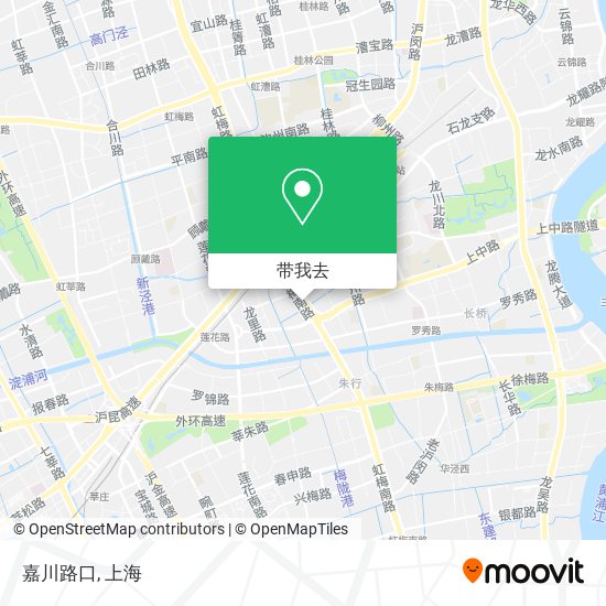 嘉川路口地图