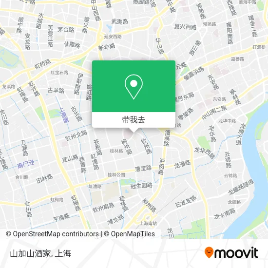 山加山酒家地图