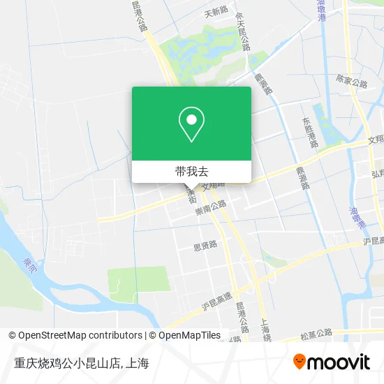 重庆烧鸡公小昆山店地图