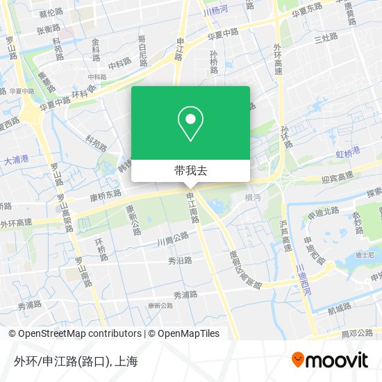 外环/申江路(路口)地图