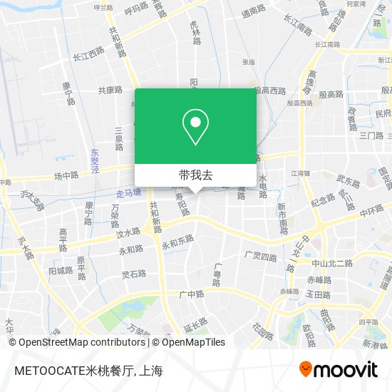 METOOCATE米桃餐厅地图