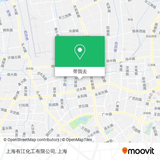 上海有江化工有限公司地图
