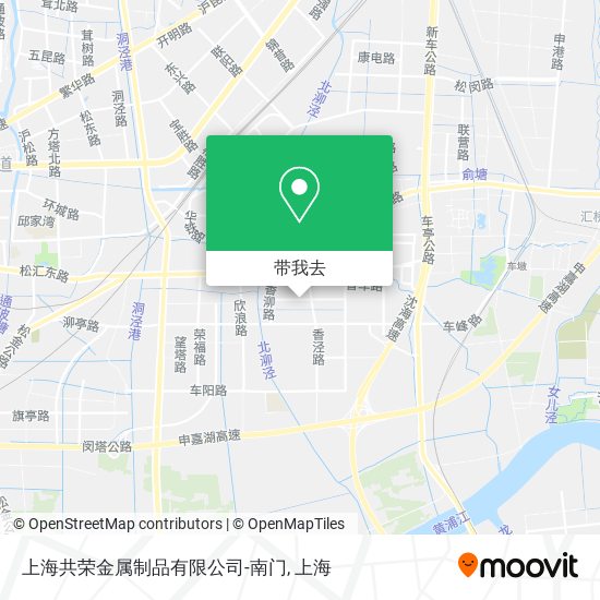 上海共荣金属制品有限公司-南门地图