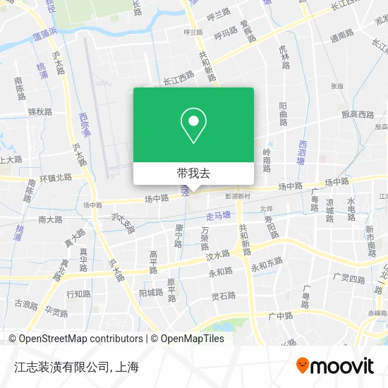 江志装潢有限公司地图