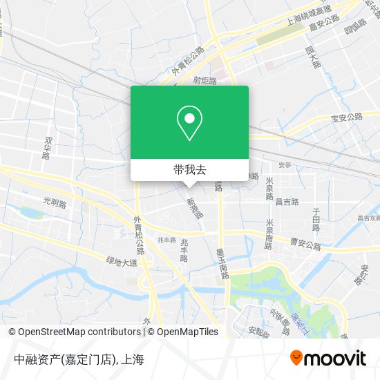 中融资产(嘉定门店)地图