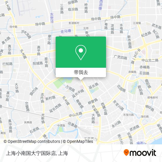 上海小南国大宁国际店地图