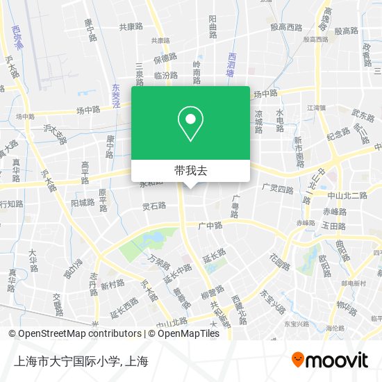 上海市大宁国际小学地图