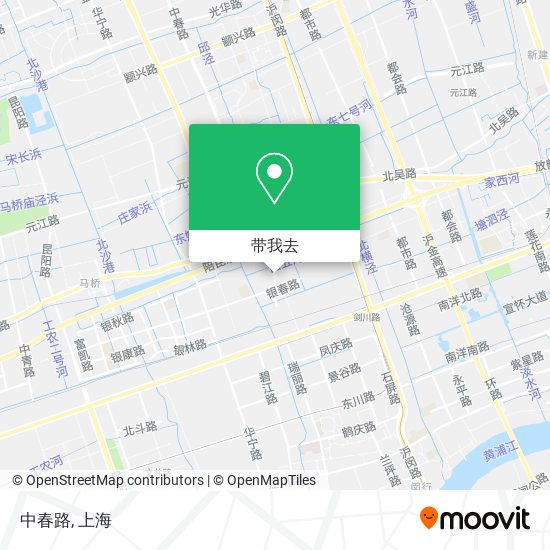 中春路地图
