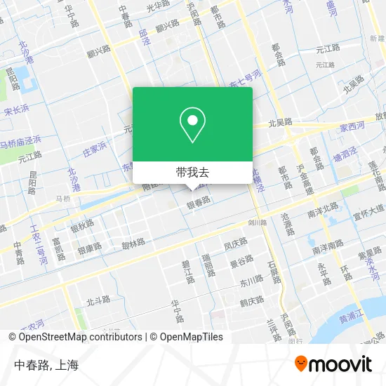 中春路地图