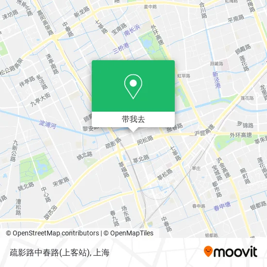 疏影路中春路(上客站)地图