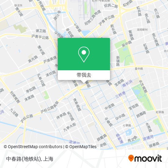 中春路(地铁站)地图