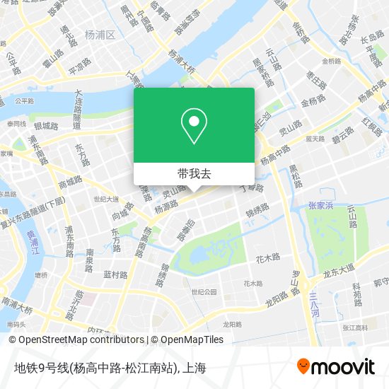 地铁9号线(杨高中路-松江南站)地图