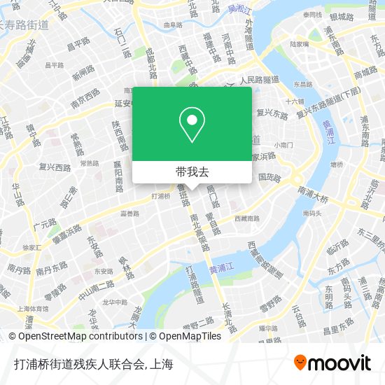 打浦桥街道残疾人联合会地图