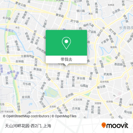 天山河畔花园-西2门地图