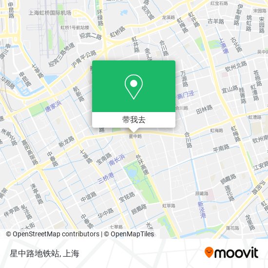 星中路地铁站地图