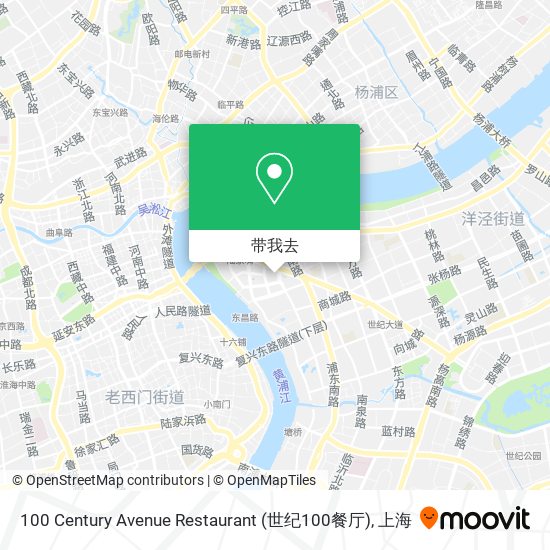 100 Century Avenue Restaurant (世纪100餐厅)地图