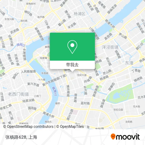 张杨路628地图