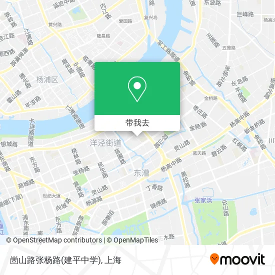 崮山路张杨路(建平中学)地图
